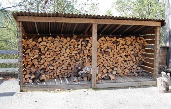 





Варианты хранения дров на участке



