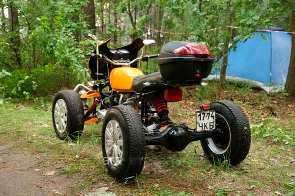Квадроцикл сделанный своими руками: 40 фото сборки