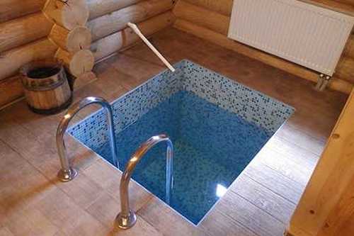 Мини-бассейн в бане своими руками: три способа создания резервуара