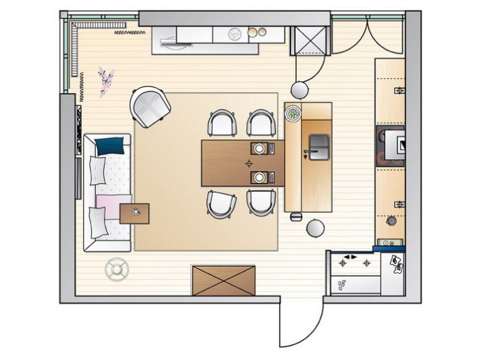 Как оформить интерьера гостиной площадью 20 кв м?